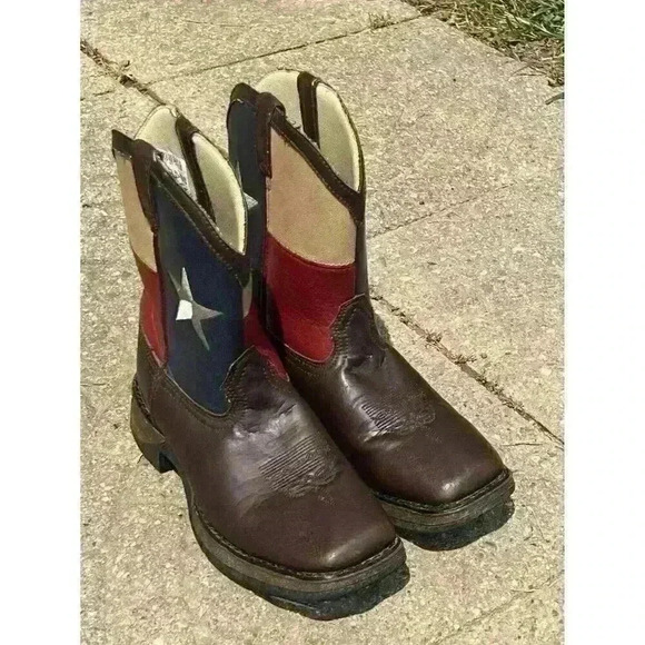 Durango American Flag Patriotic Western Boots Big Kids Size US 5.5 - Picture 3 of 16